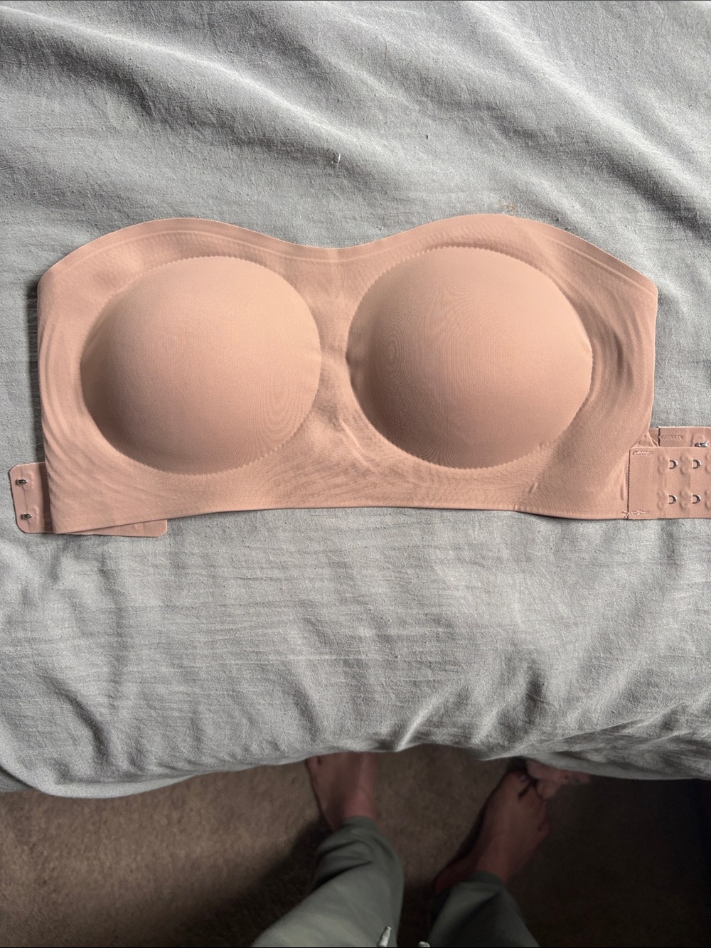 Strapless Seamless Nude Bandeau Bra